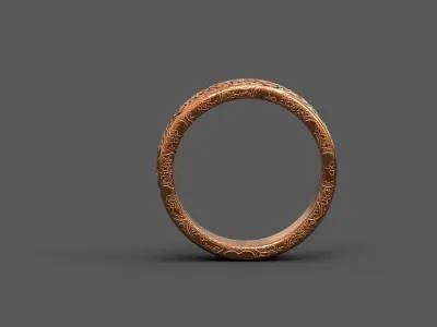 High-Quality 3D Ring Model Low-poly 3D model 19