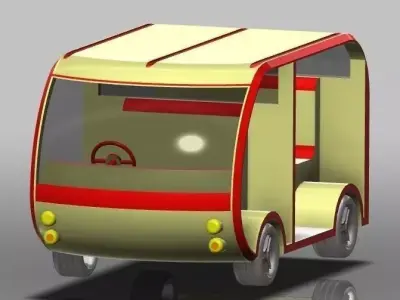 Public Service Vehicle Concept Free 3D model