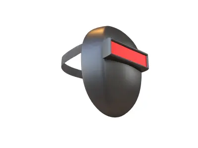 Welding Mask v1 002 Low-poly 3D model