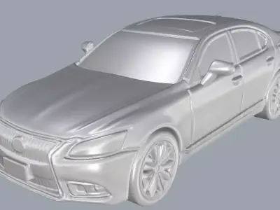 Car Sedan LEXUS LS 3D print model