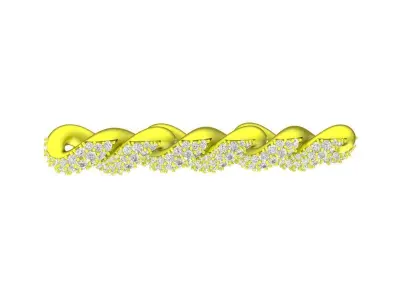 A7217 Diamond Bracelets for Men 3D print model