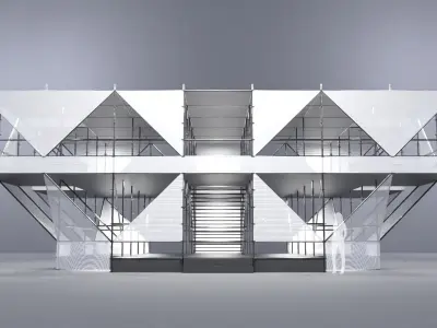 Layher Structure Pavilion 1 3D model