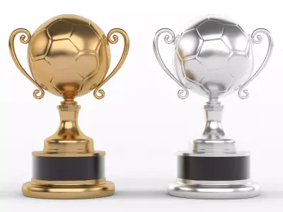 Trophy Cup 3D model 14