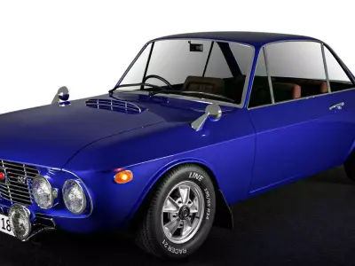 Classic Sports Car 3D model