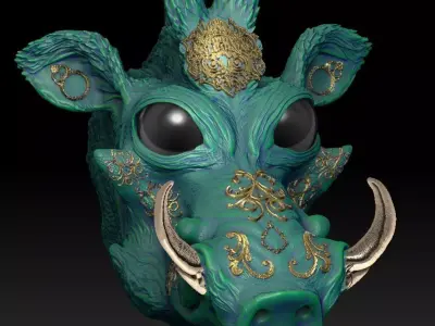 Fantasia Fauna - Kibali Warthog 3D print model