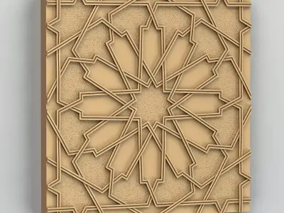 Wall panel 027 3D model