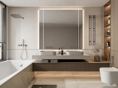 Bathroom 100  3D model