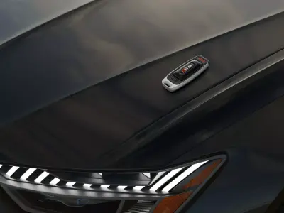 Audi RS Key High Poly 3D  Low-poly 3D model