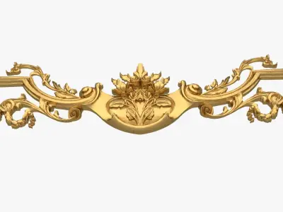 Classic decor ornament 233 3D model