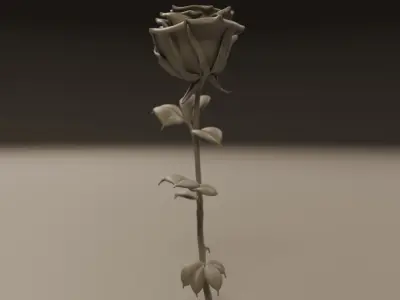 Rose flower 3D print model buy