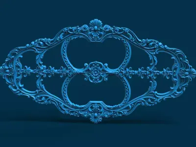 mirror frame 3D model