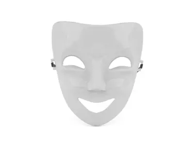 Theatre Masks 3D model