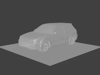 VW Golf R32 3D model