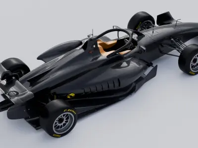 Tatuus MSV GB3-025 3D model v2 3D model