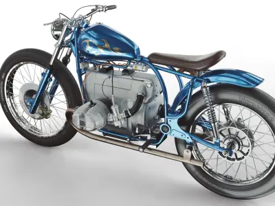 Motorcycle cafe racer 3D model