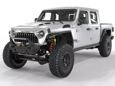 Jeep Gladiator 2020 TX American Custom  3D model