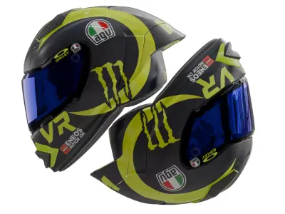 Racing Helmet 3D model