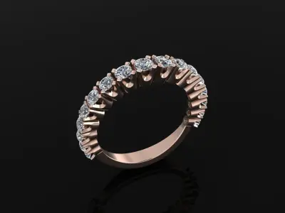 Women Ring 08 3D print model