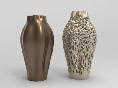 Vase Voronoi 72 3D print model