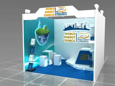 Fair Modular Stand 022 3D model