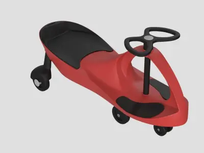  wiggle car swing car ride on toys car Low-poly 3D model