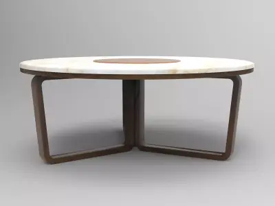 Soa Dining Table Low-poly 3D model