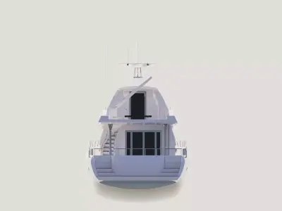 Luxury Yacht Model 3D model