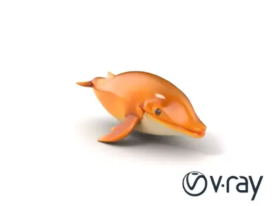 Sperm Whale Detailed Head Model Pack Low-poly 3D model