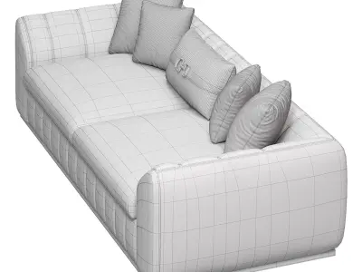 Istanbul Luxury Sofa Set by Akyuz Furniture 3D model