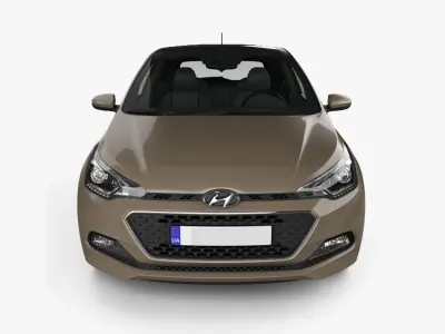 Hyundai i20 Asta 20183D model 3D model 3D model