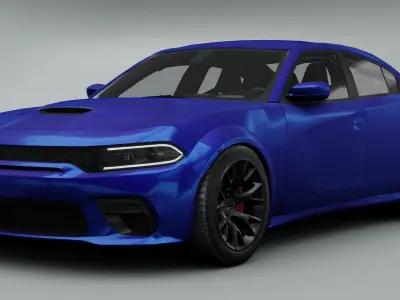 Dodge Charget SRT Hellcat 2022 3D model