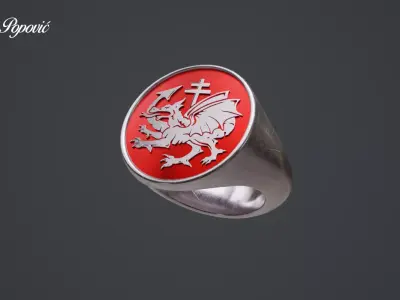 Ring of the Order of the Dragon 3D model