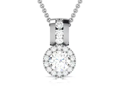 Women Pendant 3DM STL OBJ FBX Render Details 3D print model 8