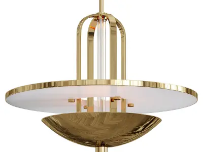  Eight Light Cage Pendant  3D model