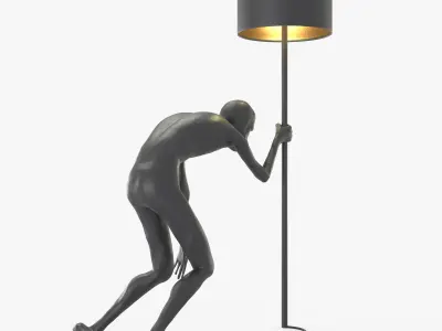 Old man Lamp 3D model