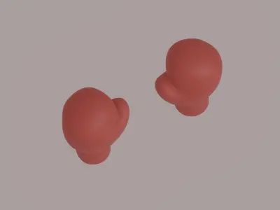 Boxing Gloves 3D model