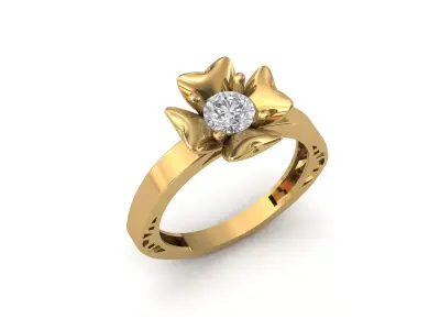 Rings for Women Womens Rings Stone Ring Ready STL 3DM Models  3D print model 7