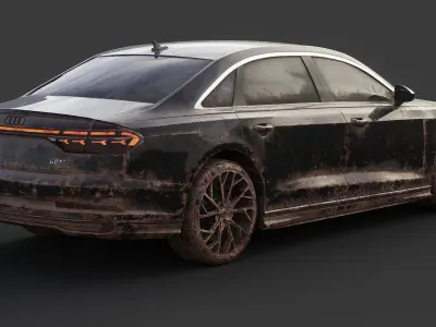 Mud Car Audi A8 3D model