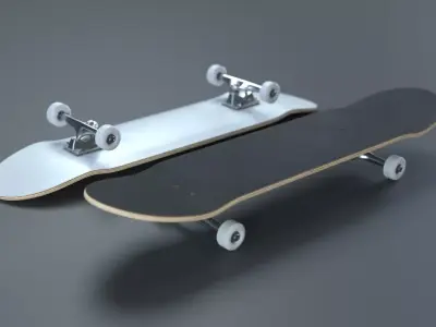 Skateboard - High Quality Realistic Skateboard 3D model
