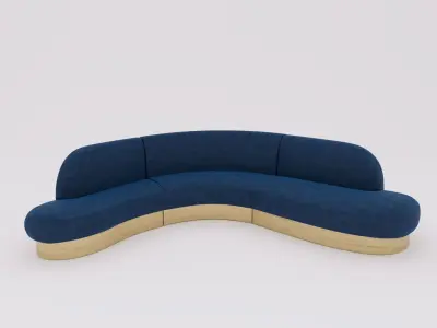 sofa lobby 3D model