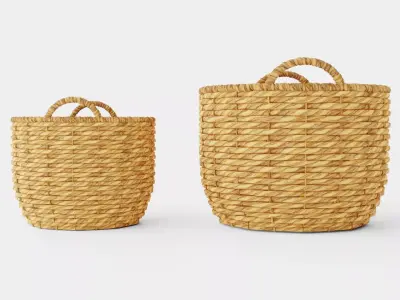 Basket Low-poly 3D model