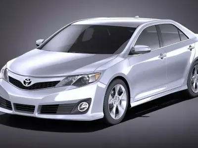 Toyota Camry SE 2013 USA VRAY 3D model