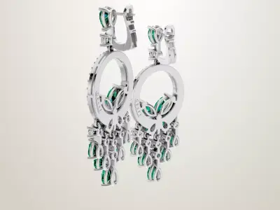 Graff earring 3D print model