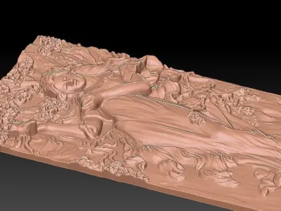 3D RELIF FOR CNC 3D model