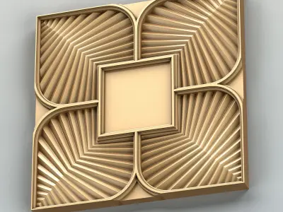 Wall panel 031 3D model