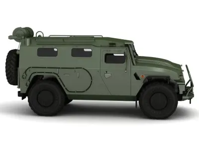 Gaz Tigr 3D model