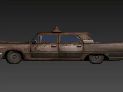 3D model of an old Low-poly 3D model