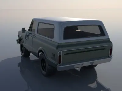 Chevrolet BLazer 1970 3D print model