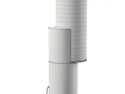 Lea table lamp by Matteo Nunziati  Low-poly 3D model