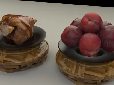 Chinese plum 3D model